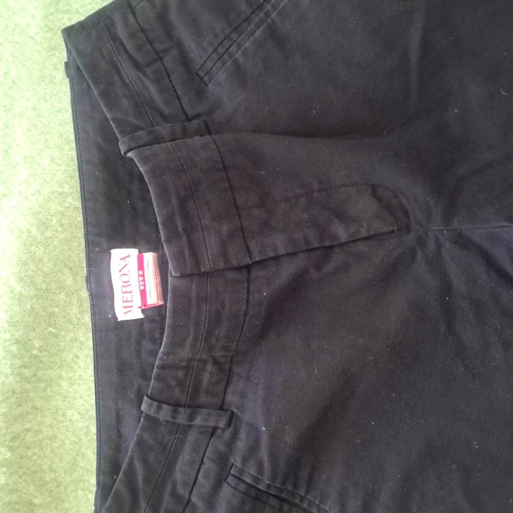 MERONA black cotton jeans size 2 - Picture 4 of 4